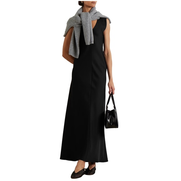 NWT LESET Barb Column Maxi Dress - S - Black - Picture 4 of 5